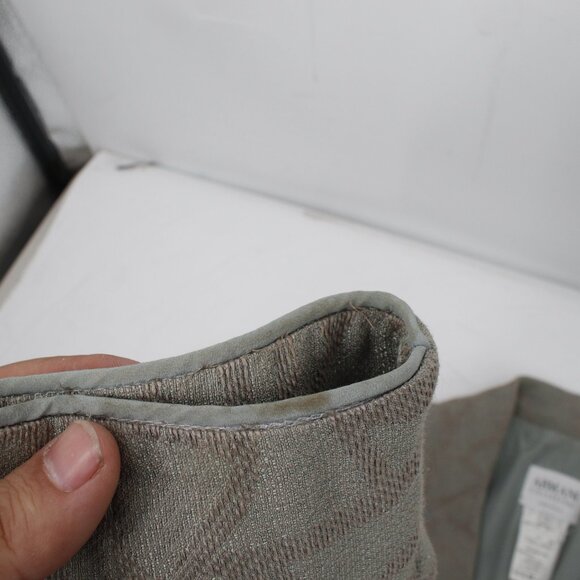 Armani Collezioni blazer womens 2 Flax linen blend 3 button textured geometric - Picture 14 of 16